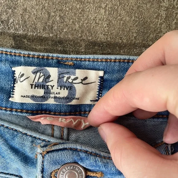 Free People Light Blue High Rise Jeans - Picture 4 of 7